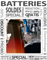 les soldes rayon batterie scotto musique