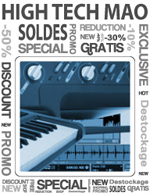 les soldes d'instruments de musique au rayon high tec mao