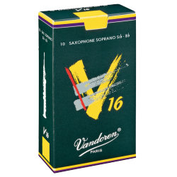 VANDOREN SR7135 - 10 ANCHES SAXOPHONE SOPRANO V16 SIB 3.5
