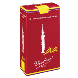 VANDOREN SR302R - 10 ANCHES SAXOPHONE SOPRANO JAVA RED SIB 2