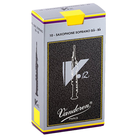 VANDOREN SR6025 - 10 ANCHES SAXOPHONE SOPRANO V12 SIB 1