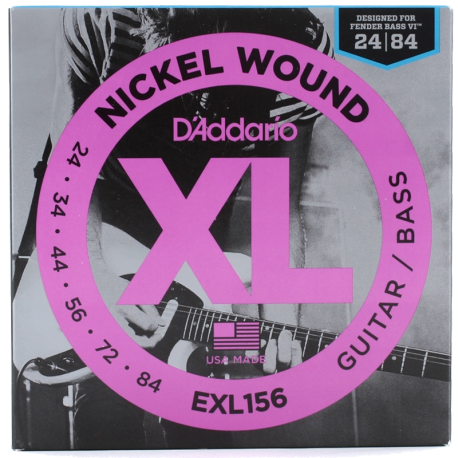 D'ADDARIO EXL156 - CORDE GUITARE/BASSE 24-84