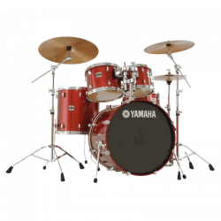 Yamaha - Batterie Acoustique Stage Custom Birch Cranberry Red - JSBP0F5CR6W