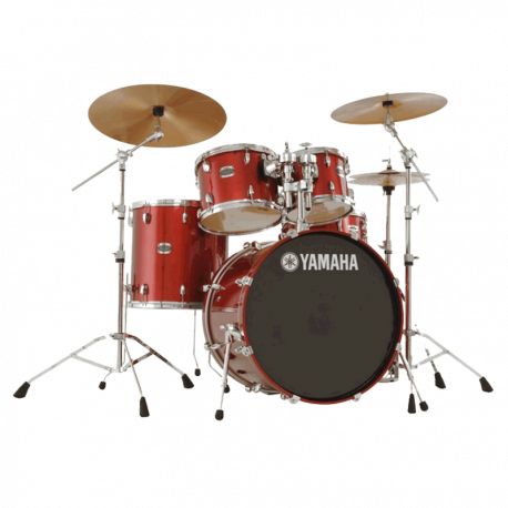 YAMAHA JSBP2F5CR6W - STAGE CUSTOM BIRCH STANDARD 22" CRANBERRY RED