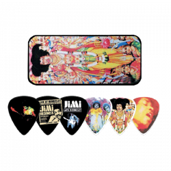 DUNLOP - Boîte de 12 médiators, Bold as love, medium