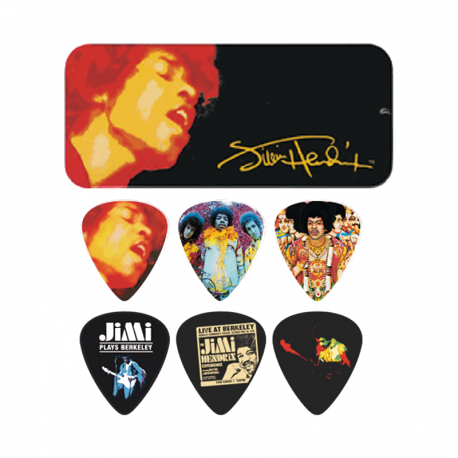 DUNLOP JH-PT03H - BOITE EN METAL DE 12 MEDIATORS