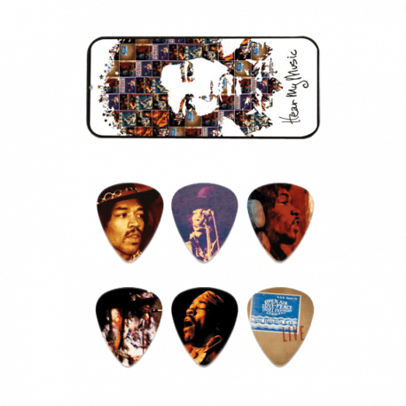 DUNLOP JH-PT07M - BOITE EN METAL DE 12 MEDIATORS