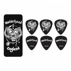 DUNLOP - Boîte de 6 médiators, Warpig, medium