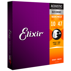 Elixir - Jeux 12 cordes NanoWeb Light 10/47 - 11152