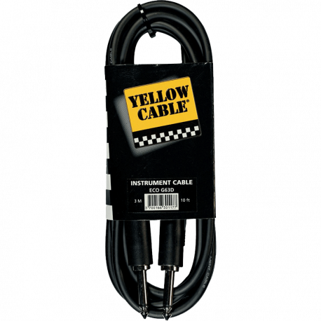 YELLOW CABLE INSTRUMENT CABLE 3M