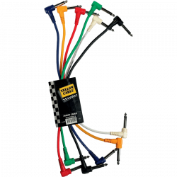 YELLOW CABLE P30C-6 - LOT DE 6 CABLES RACCORD 30 CM