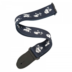 Planet Waves - Sangle de guitare Beatles Blanc