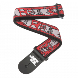 Planet Waves - Sangle de guitare Joe Satriani Up in Flames