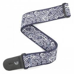 Planet Waves - Sangle pour guitare en polyester 2" Bleu