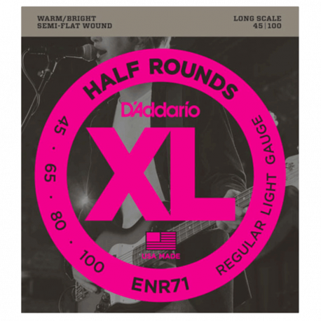 D'ADDARIO ENR71 - REGULAR LIGHT 45-100 LONG SCALE