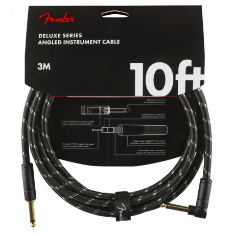 FENDER DELUXE SERIES ANGLED BLACK TWEED 3M