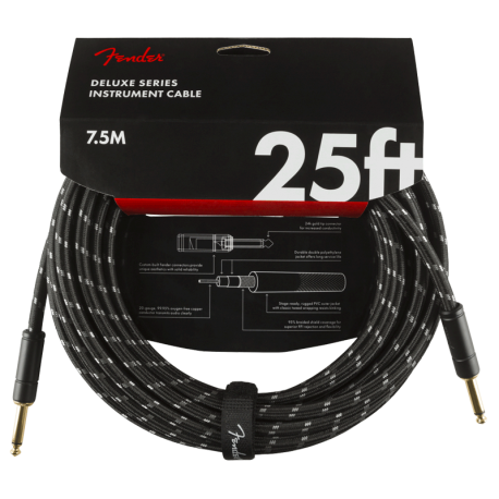 FENDER DELUXE SERIES BLACK TWEED 7.5M