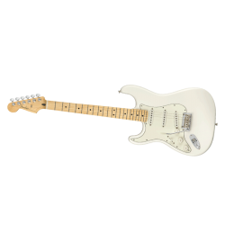 Fender - Guitare Electrique Gaucher Player Stratocaster Left-Handed, Maple Fingerboard, Polar White