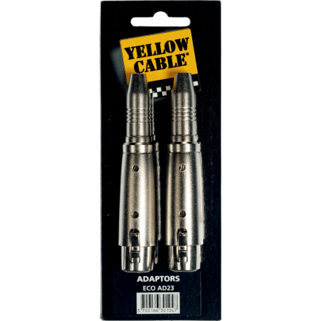 YELLOW CABLE - ECO AD23 Jack stéréo femelle/XLR fem