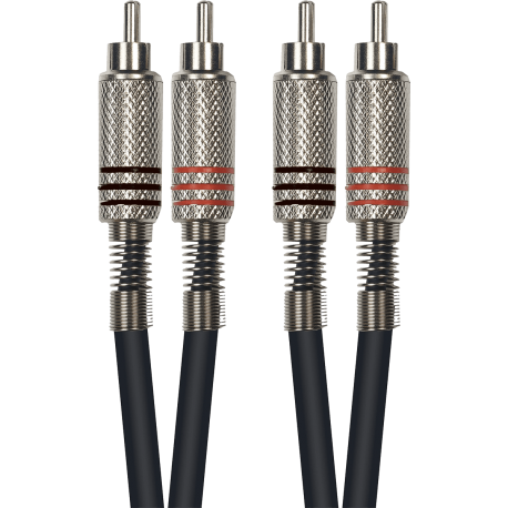 YELLOW CABLE - ECO K04-6 - 2 RCA mâle/2 RCA mâle 6m