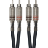 YELLOW CABLE - ECO K04-6 - 2 RCA mâle/2 RCA mâle 6m