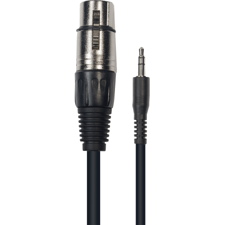 YELLOW CABLE - ECO K12-3 Mini jack stéréo mâle/XLR fem. 3m