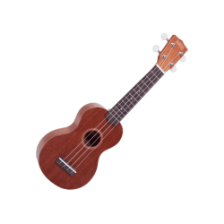 Mahalo - Ukulélé Soprano naturel satin + housse - GMH MJ1-TWD