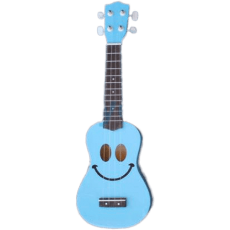 MAHALO - GMH U-SMILE-LBU Ukulélé Soprano Bleu + Housse