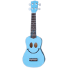 MAHALO - GMH U-SMILE-LBU Ukulélé Soprano Bleu + Housse