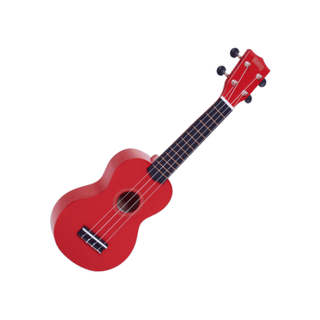MAHALO - GMH MR1-RD Ukulélé Soprano rouge brillant + housse