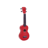 MAHALO - GMH MR1-RD Ukulélé Soprano rouge brillant + housse