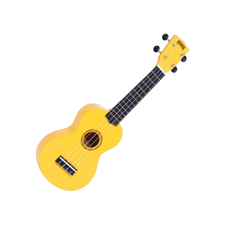MAHALO - GMH MR1-YW Ukulélé Soprano jaune brillant + housse