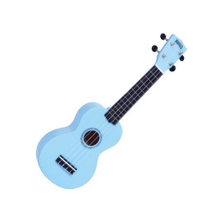 MAHALO - GMH MR1-LBU Ukulélé Soprano bleu cie brillant + housse