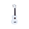 MAHALO - GMH MR1-WT Ukulélé Soprano blanc brillant + housse