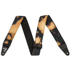 Fender - Sangle Tie Dye Acid Wash Strap, Black, 2"