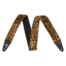 Fender - Sangle Wild Animal Print Strap, Leopard, 2"