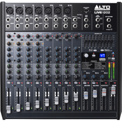 Alto Professional - Table de Mixage Live 1202 12 canaux + effets - LIVE1202