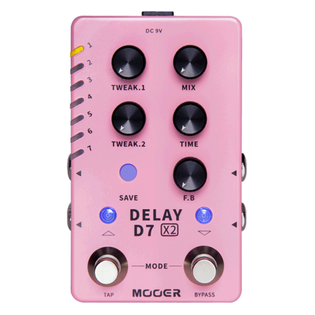 MOOER D7 DELAY X2