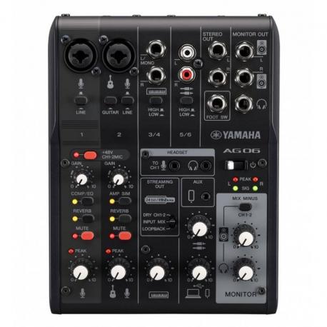 Interface Audio Yamaha AG06 MK2 BK