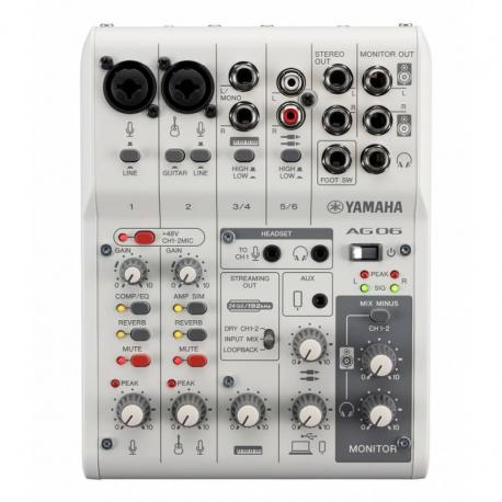 Interface Audio Yamaha AG06 MK2 WH