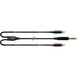 CORDIAL - ECL CFY3VCC Jack stéréo mâle/2 RCA - 3m