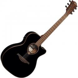 Lag - Guitare Electro-acoustique T118ASCE BK