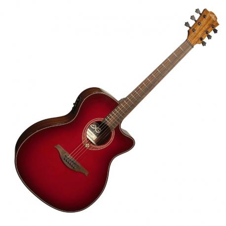 Lag - Guitare Electro-acoustique T-RED Special Edition Red Burst