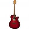 Lag - Guitare Electro-acoustique T-RED Special Edition Red Burst