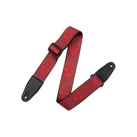 Levy's - Sangle 5cm, polyester, embout cuir, avec motifs - Design 114