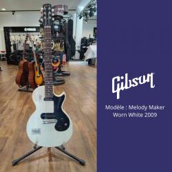 Gibson - Guitare Electrique Melody Maker Worn White 2009