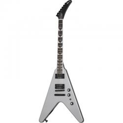 Gibson - Guitare Electrique Dave Mustaine Flying V Silver Metallic
