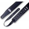 Levy's - Sangle 7 cm, vinyle réversible, bord blanc - Black