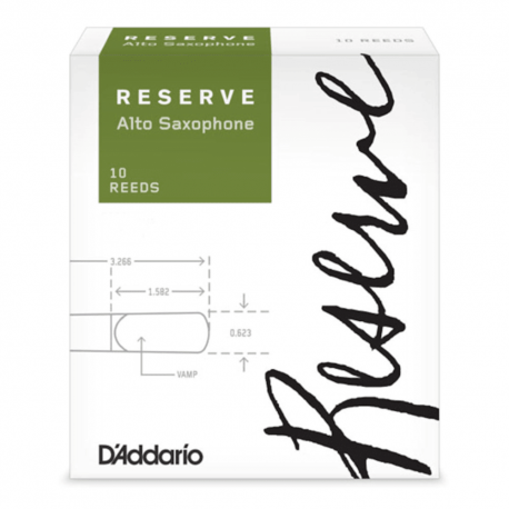 D'addario - 10 Anches Reserve Saxophone Alto Force 3