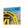 D'Addario - Cordes en nickel pour guitare électrique D'Addario EXL125, Super Light Top/Regular Bottom, 9-46